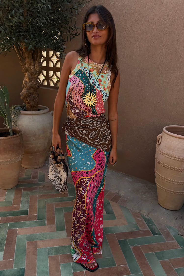 Pastel Morocco Dorris Skirt