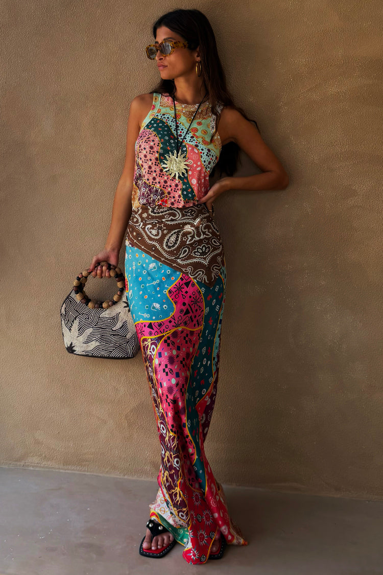 Pastel Morocco Dorris Skirt