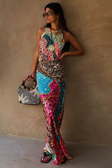 Pastel Morocco Dorris Skirt Petite