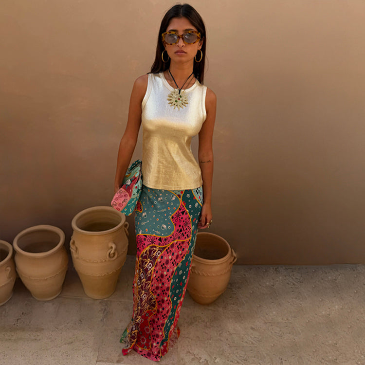 Pastel Morocco Dorris Skirt