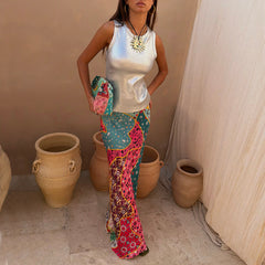Pastel Morocco Dorris Skirt Petite
