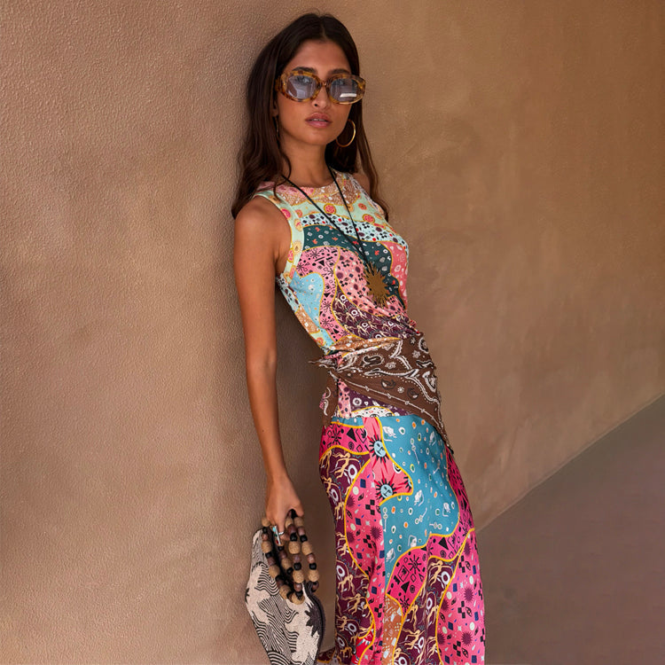 Pastel Morocco Rib Tank Top