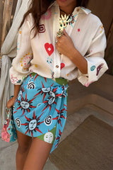 Morocco Mini Wrap Skirt
