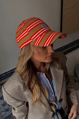 Multi Stripe Cap with NFD embroidery