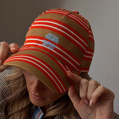 Multi Stripe Cap with NFD embroidery