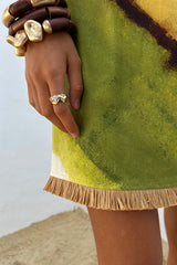 Green Ombre Deia Dress