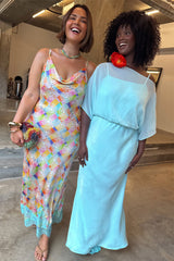 Blue Chiffon Tilly Dress