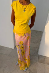 Pink Fawn Poppy Maeva Skirt Petite