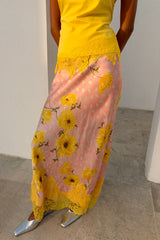 Pink Fawn Poppy Midi Maeva Skirt