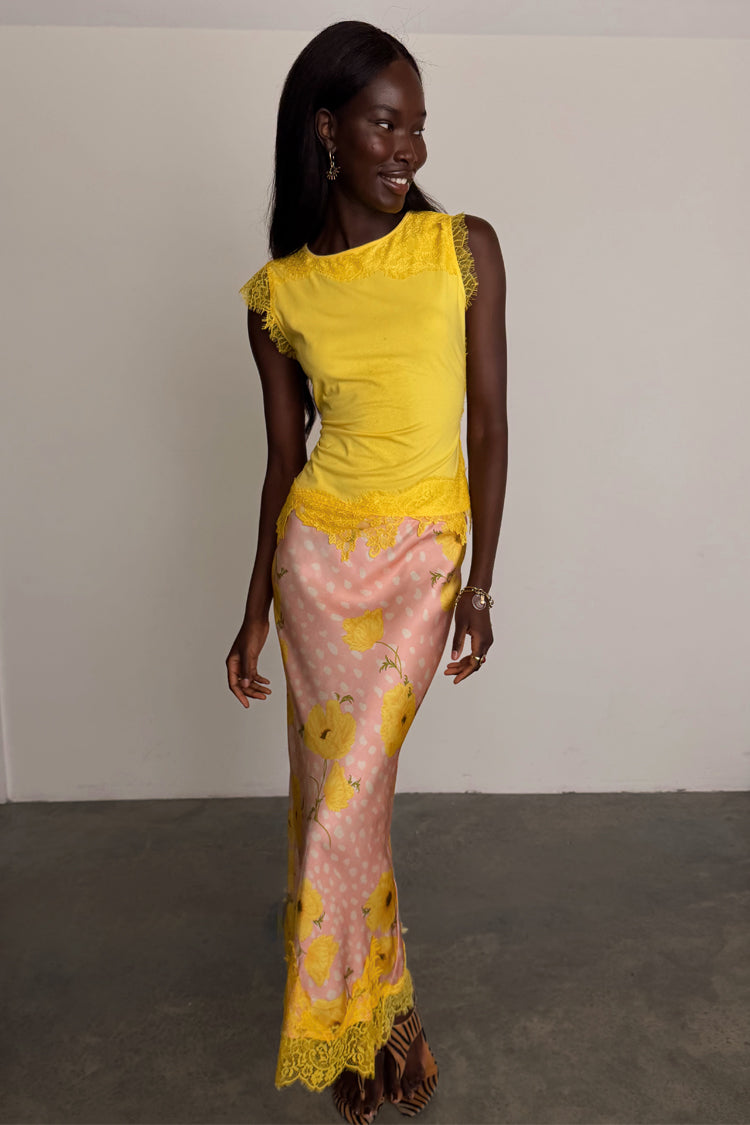 Pink Fawn Poppy Maeva Skirt Petite