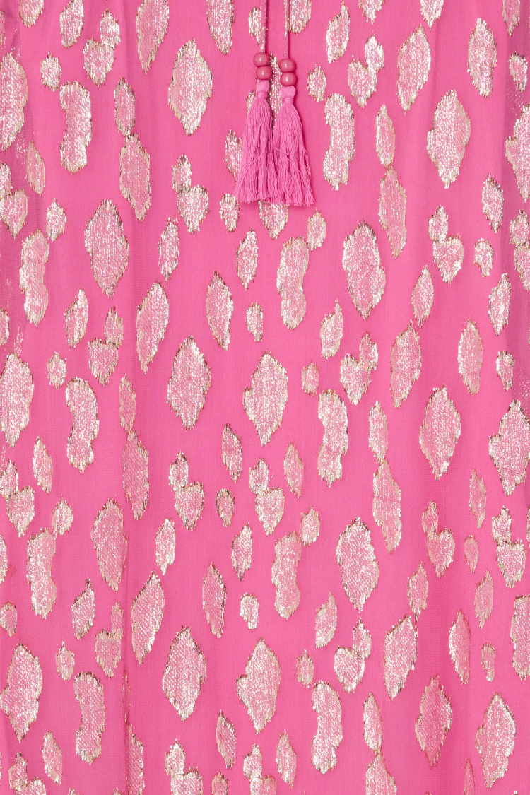 Pink Jacquard Harmony Dress