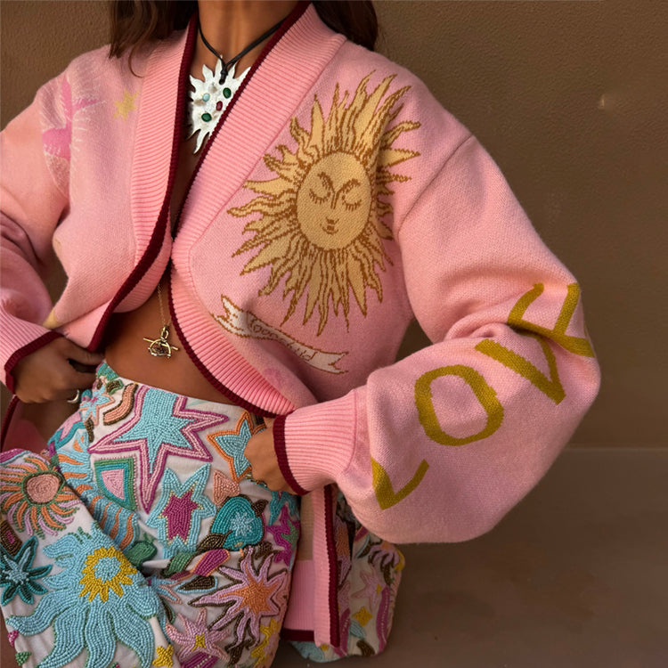 Pink Mystical Cardigan