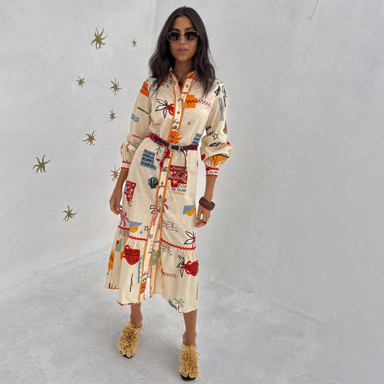 Poema Shirt Dress