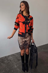 Black Poppy Cardigan