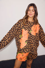 Poppy Leopard Sweatshirt
