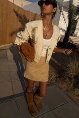 Raffia Wrap Skirt