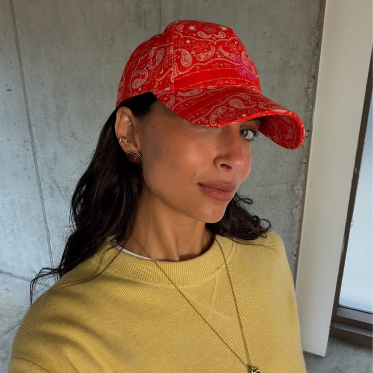 Red Bandana Cap