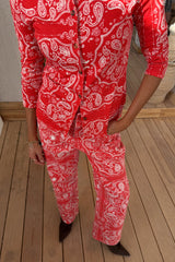 Red Bandana Jeans