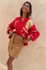 Suede Mini Jaspre Skirt