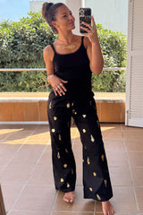 Black Shell Elissa Trousers