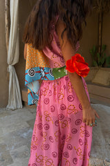 Pink Snake Balloon Trouser
