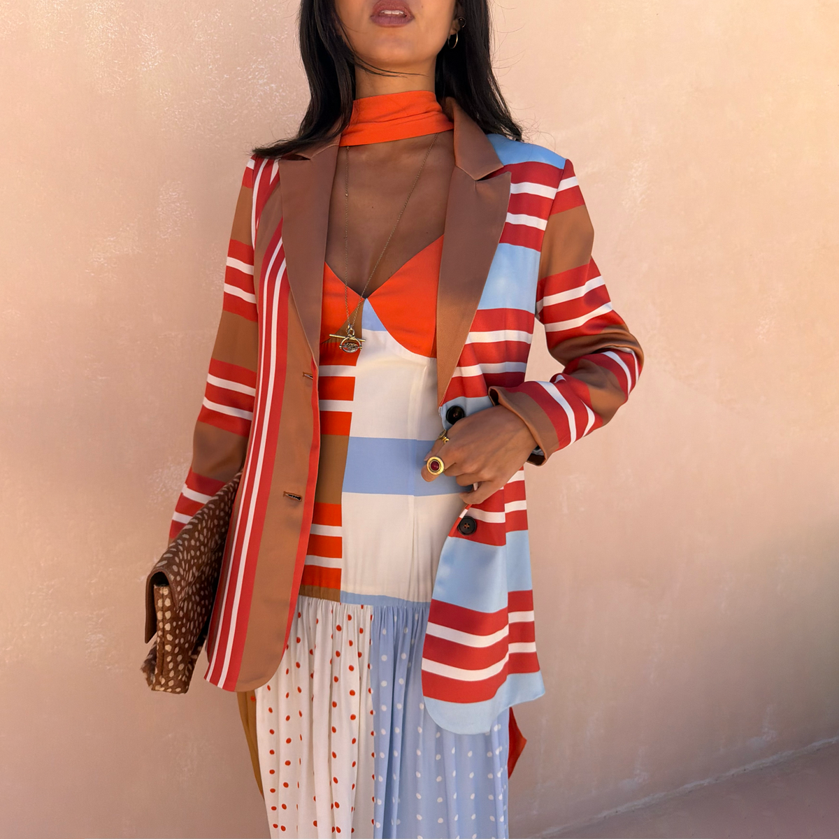 Multi Stripe Blazer