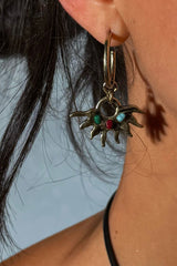Deloris Sun Hoop Earrings