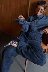Blue Tartan Sophie Trousers