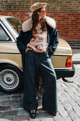 Blue Tartan Sophie Trousers