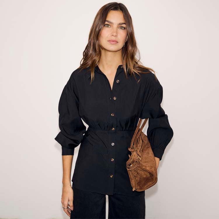 Black Zoe Shirt