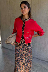 Cherry Holly Cardigan