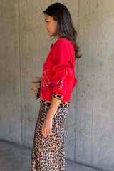 Cherry Holly Cardigan