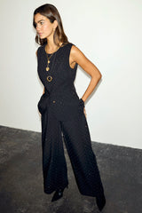 Black Hotfix Marnie Trousers