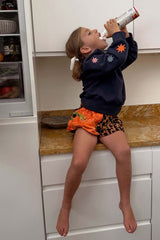 Kids Navy Charms Sweatshirt