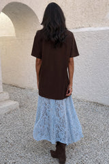 Chocolate Cara T Shirt Dress