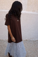 Chocolate Cara T Shirt Dress