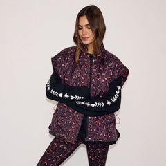 Dark Leopard Gilet