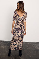 Leopard Iris Dress