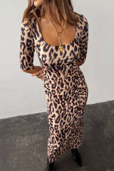Leopard Iris Dress