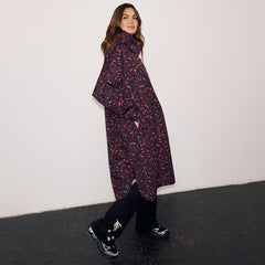 Dark Leopard Rain Mac