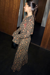 Cherry Leopard Mia Dress