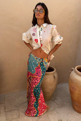 Pastel Morocco Dorris Skirt Petite