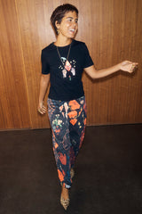 Night Garden Barrel Jeans
