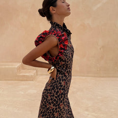 Cherry Leopard Remi Dress