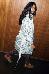 Mono Swallow Romance Reversible Coat