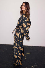 Deloris Satin Robe