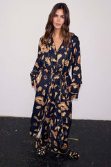 Deloris Satin Robe