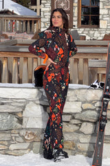 Night Garden Ski Suit