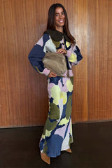 Teal Mara Abstract Dorris Skirt