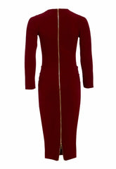 Honor Gold Kelsey Midi Dress in Berry